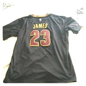 Lebron James Black Championship Jersey